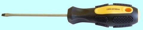 Отвертка Шлицевая 170 х 0,8 х 4мм (р.ч. 100мм) с магнитным наконечником "CNIC" (KT 2118-6)