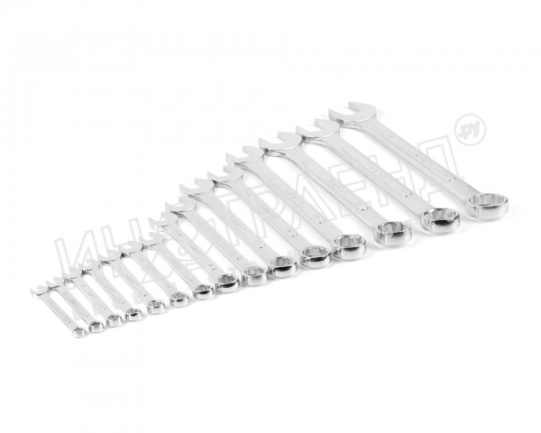 Набор ключей гаечных комбинированных 15 шт. (8-36) хромированных HORTZ