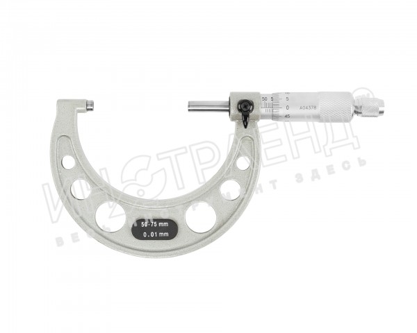 Микрометр МК-75 0,01 круглая скоба 261-103D Guanglu