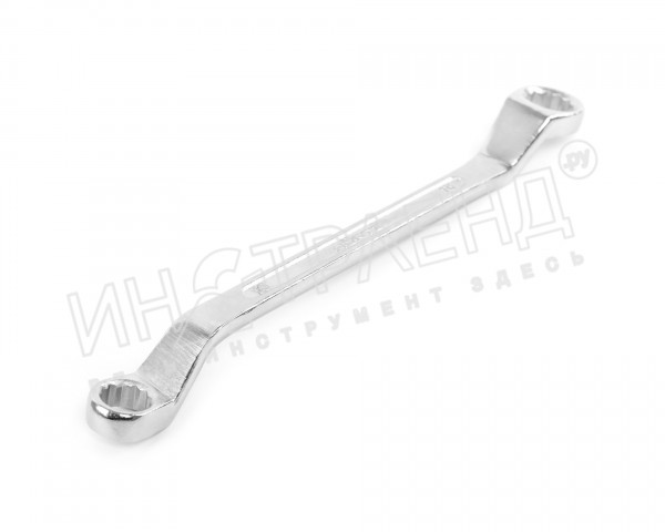 Ключ накидной двусторонний 13х15 хромированный HORTZ