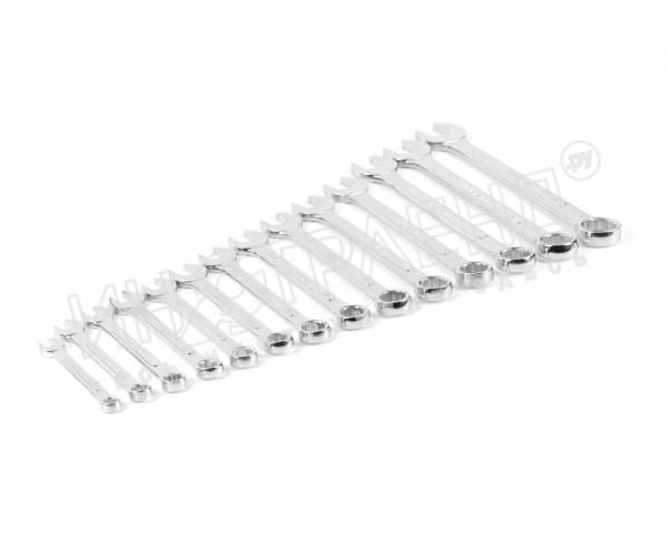 Набор ключей гаечных комбинированных 14 шт. (8-24) хромированных HORTZ