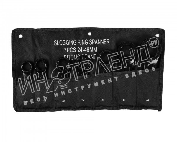 Набор ключей накидн. ударных 7 шт.  (24-46) SIT
