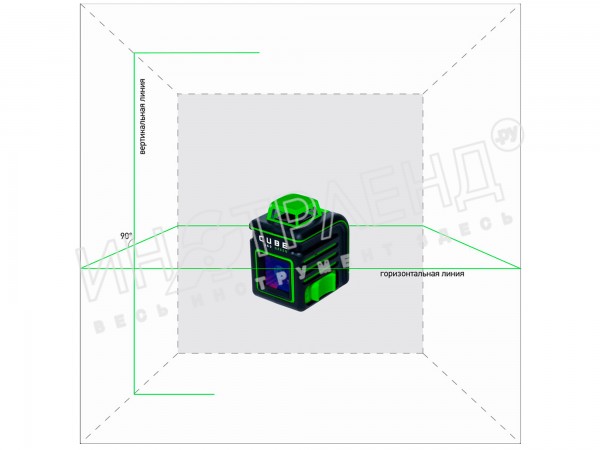 Лазерный уровень ADA CUBE 360 GREEN Ultimate Edition (Online product) А00470