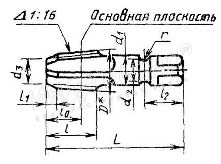 Метчик К   3/4"(NPT) Р6М5 конический дюймовый м/р. (14 ниток/дюйм) "CNIC"