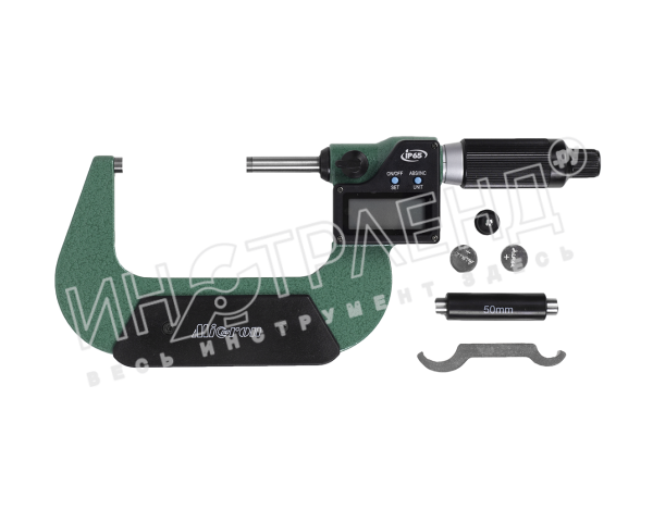 Микрометр МКЦ-  75 0,001 электр. 2-кн. IP65 МИК