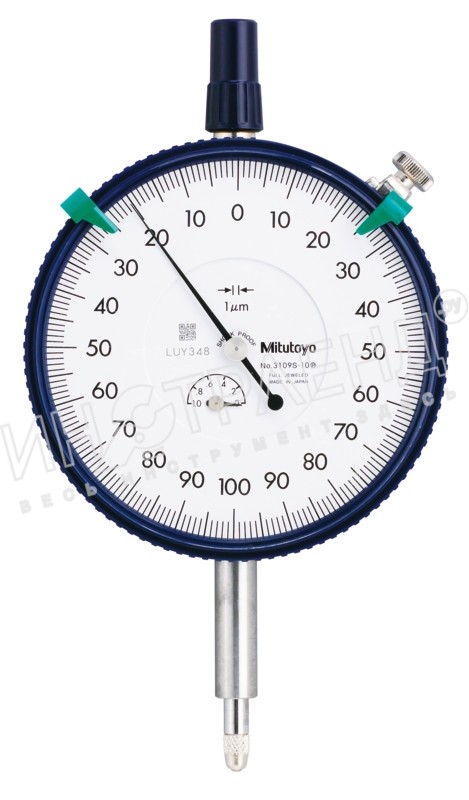 Индикатор час. типа ИЧ-  1 0,001 б/уш. ударопроч. 3109SB-10 Mitutoyo