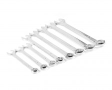 Набор ключей гаечных комбинированных 8 шт. (32-55) хромированных  HORTZ