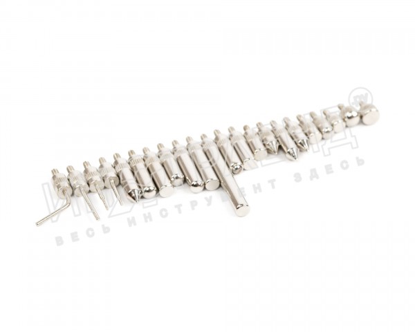 Набор наконечников для индикаторов М25 (22 шт) КЛБ