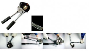 Ножницы секторные для резки стального троса d до 22мм J20 с телескоп.руч.55х160х400