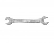 Ключ гаечный (рожковый) двусторонний 11х14 хромированный HORTZ