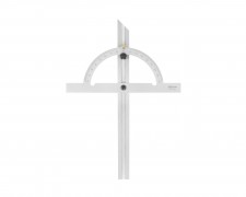 Угломер-транспортир мод. УТ 10-170° (150x300мм 1°) регулир.рейка (ГРСИ №93019-24)  Мicron