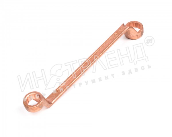 Ключ накидной двусторонний 17x22 омедненный SITOMO