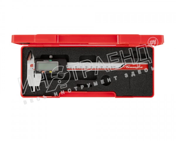 Штангенциркуль д/канавок и пазов ШЦЦСМ-150 0,01 (0-150/5-150) электронный для измерения ширины канавки 112-661 Guanglu