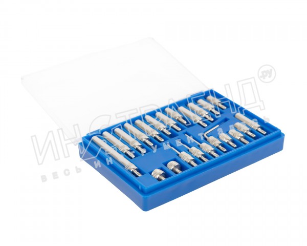 Набор наконечников для индикаторов М25 (22 шт) КЛБ