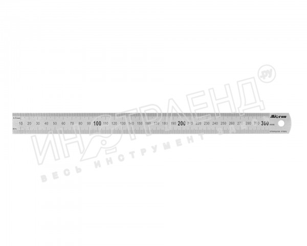 Линейка измерительная  300х25.4мм металлическая (ГРСИ №89267-23)  МИК