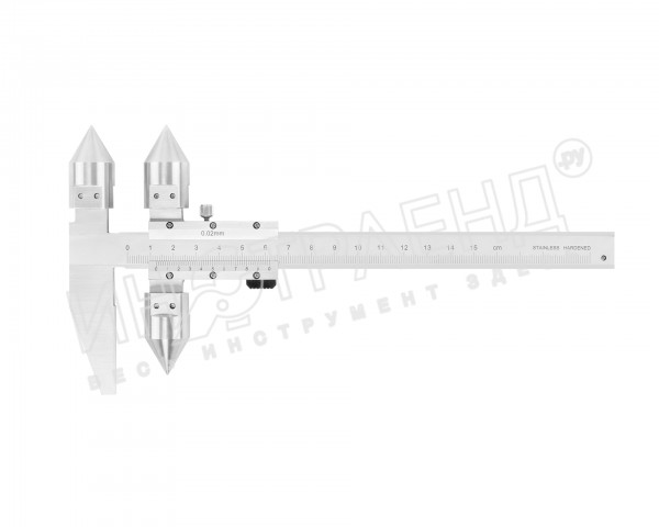 Штангенциркуль нониусный д/измерения расс-ний между центрами отверстий и расс-ния от центра до кромки объекта 10 - 150 мм GU 149-252K Guanglu