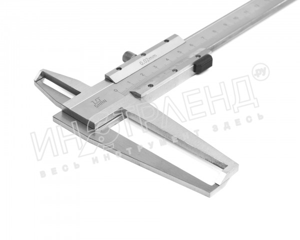 Штангенциркуль специальный ШЦСВК-9-150-0,02 (для изм внут. канавок и пазов двухсторонний) (ГРСИ №76551-19) SHAN