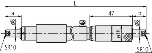 Нутромер микром. НМ  500- 525 0,01 133-161 Mitutoyo