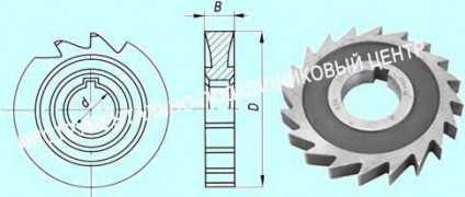 Фреза дисковая пазовая 50х 6х16 Р6М5, Z =12 затылованная