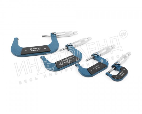 Набор микрометров МК 0-100 0,01 SHAN