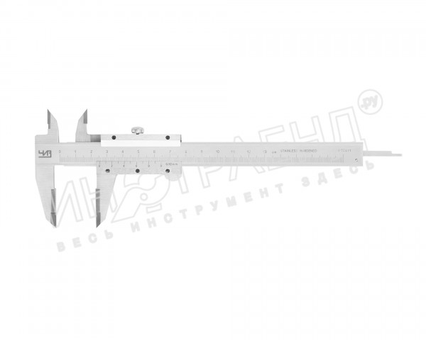 Штангенциркуль ШЦТ-1-125 0,1 с твердосплавными губками (ГРСИ №72189-18)  ЧИЗ