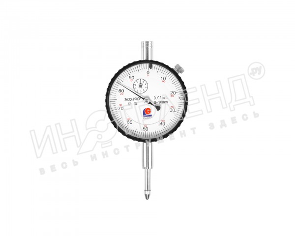 Индикатор часового типа 0-10мм 0,01 с ушком Пылезащищенный 321-123-4D Guanglu