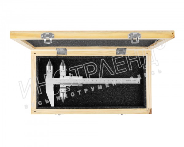 Штангенциркуль нониусный д/измерения расс-ний между центрами отверстий и расс-ния от центра до кромки объекта 10 - 150 мм GU 149-252K Guanglu