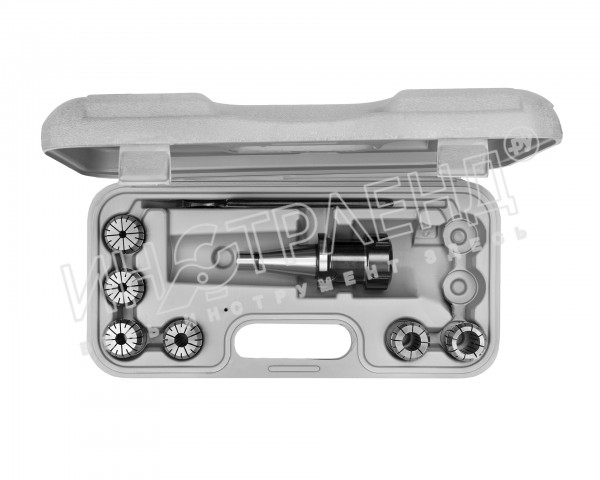 Патрон цанговый 40 с наб.цанг ER40 из 6шт(3-26мм)