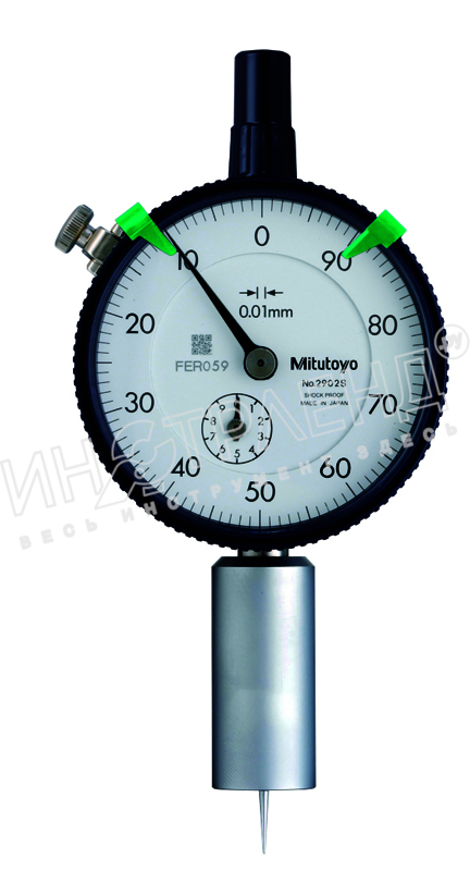 Глубиномер индикат. ГИ- 10 0,01 (кругл. основание  16мм) игольч. наконечник (d0,2мм) 7222 Mitutoyo