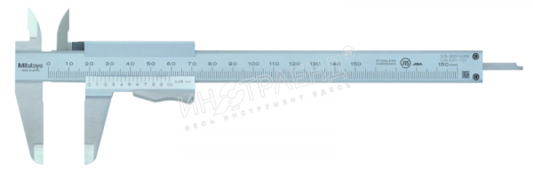 Штангенциркуль ШЦ-1-150 0,05 с быстрой регулировкой с зажимом 531-101 Mitutoyo