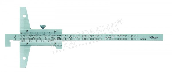 Штангенглубиномер ШГ- 300 0,02 с микроподачей с тол-м 527-413 Mitutoyo