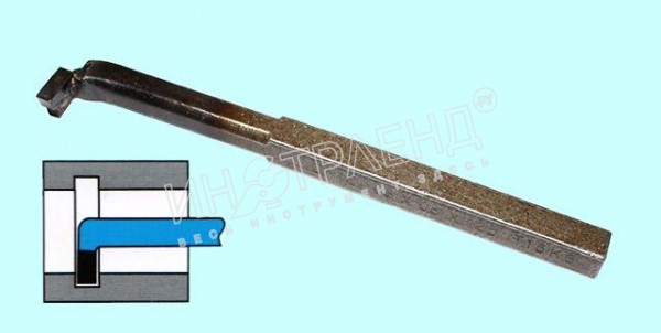 Резец Канавочный внутренний 6х 6х100 Т15К6 а=3мм; m=мм DIN 263 "CNIC"