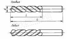 Сверло d d 3,7 ц/х ВК8 цельное стальной ут. хв. dхв. 6,0