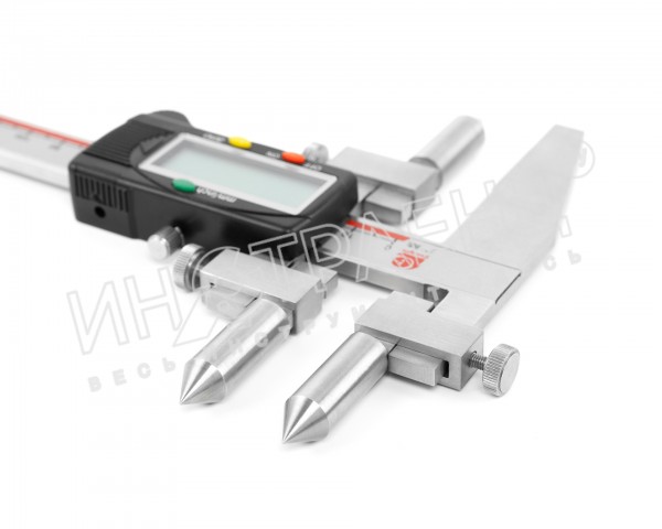 Штангенгенциркуль цифровой для измерения расс-ния между центрами отверстий и расс-ния от центра до кромки объекта GU 119-201 Guanglu