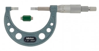 Микрометр лезвийный МКЛ-  2" 0,001" (1-2") (тип лезвий A) 122-126 Mitutoyo