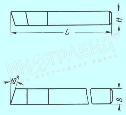 Резец Проходной прямой 32х20х160 Т14К8