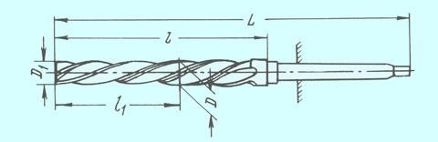 Развертка d19,0х13,2х130х260 к/х котельная машинная Р6М5 КМ3