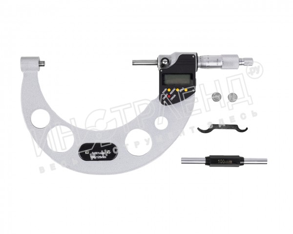 Микрометр МКЦ- 125 0,001 электр. 4-кн. IP54 (ГРСИ №35816-07)  ЧИЗ