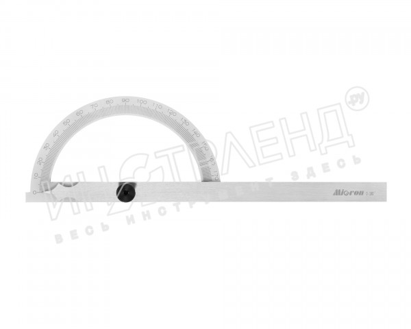 Угломер-транспортир мод. УТ-180  0-180° (150х200мм, 1°)  (ГРСИ №93019-24) Мicron