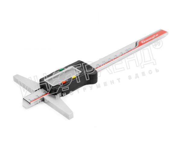 Штангенглубиномер ШГЦ-150 0.01 электронный рамка.  100мм 121-201 Guanglu