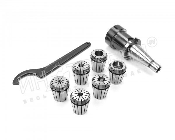 Патрон цанговый R8 с наб.цанг ER16 из 8шт.(2-10мм)