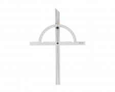 Угломер-транспортир мод. УТ 10-170° (200x400мм 1°) регулир.рейка (ГРСИ №93019-24)  Мicron