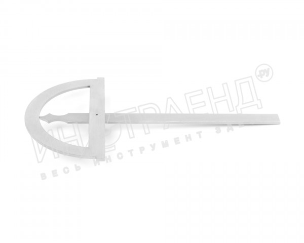 Угломер-транспортир мод. УТ-180  0-180° (120х150мм, 1°) ЧИЗ