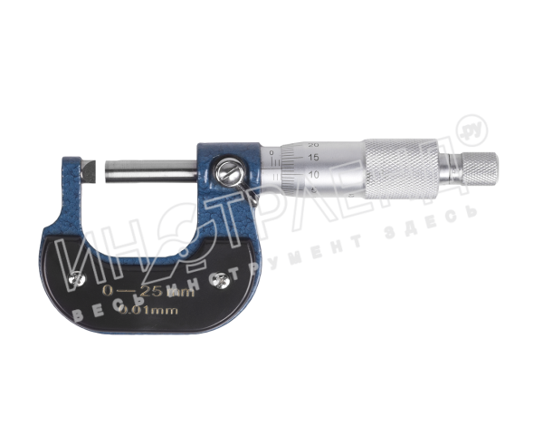 Микрометр трубный МКН- 25 0,01 с ножевидеой пяткой SHAN