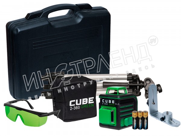 Лазерный уровень ADA CUBE 2-360 GREEN Ultimate Edition А00471