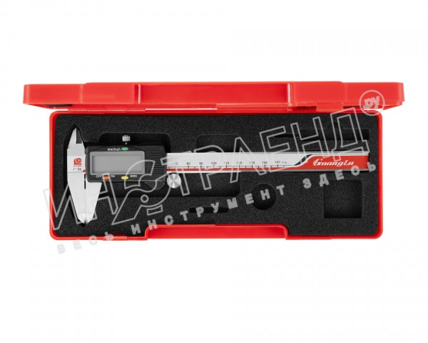 Штангенциркуль ШЦЦ-1-150 0,01 электронный с увеличенным ЖК дисплеем  110-221 Guanglu